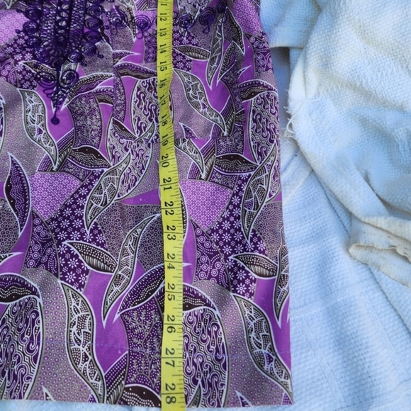 African‎ waxed cotton print top XL. 1X - Picture 7 of 9